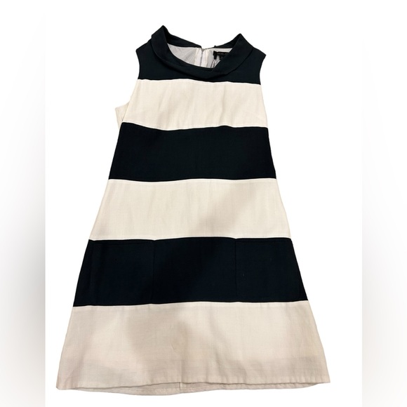 Rachel Zoe Madison Colorblock Shift Dress Mini Mod Retro Pockets - Picture 3 of 5